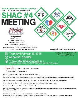 SHAC #4 Meeting - School Health Advisory Council